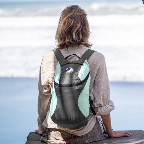 Ejtőernyőselyem minihátizsák 