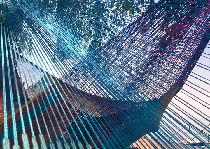 Kézi szövött hálós